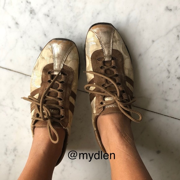 Worn Coach Kate Sneakers 7 - Picture 1 of 8
